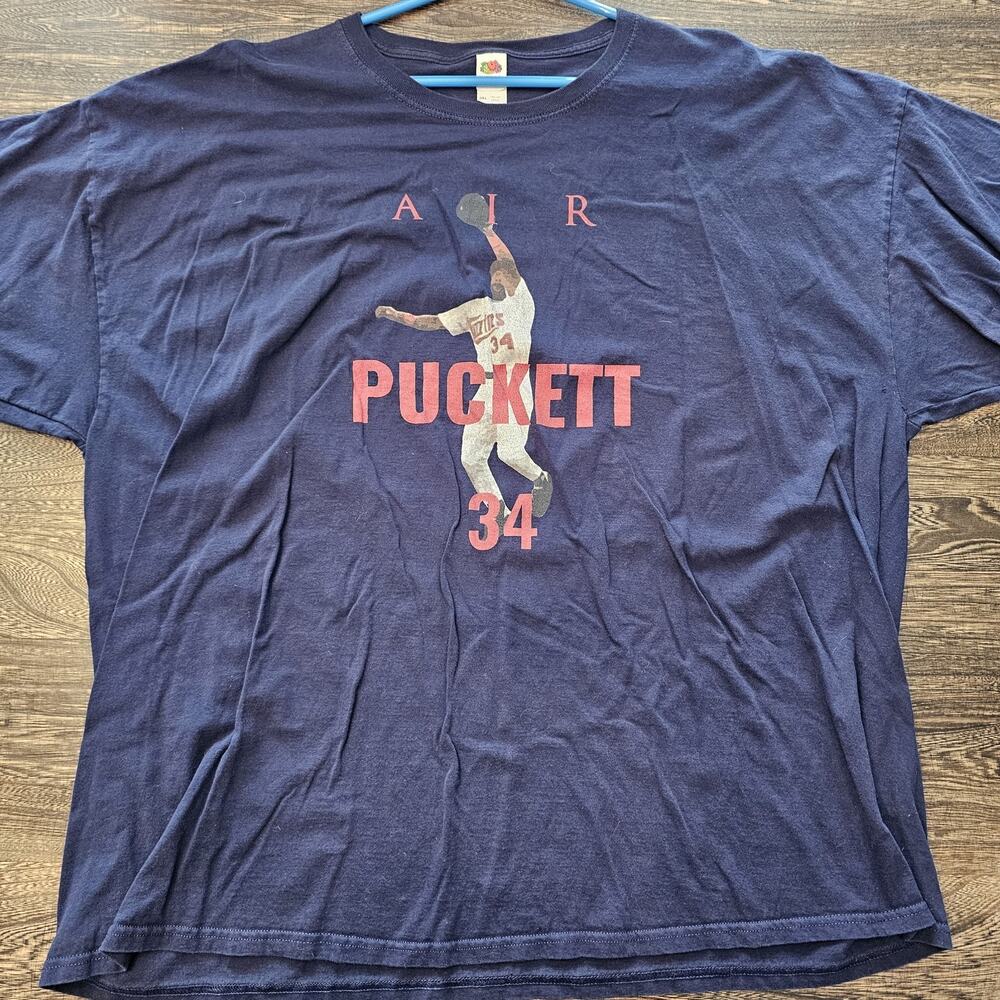 Kirby Puckett Air Minnesota Twins MLB Baseball Shirt Jersey 3XL